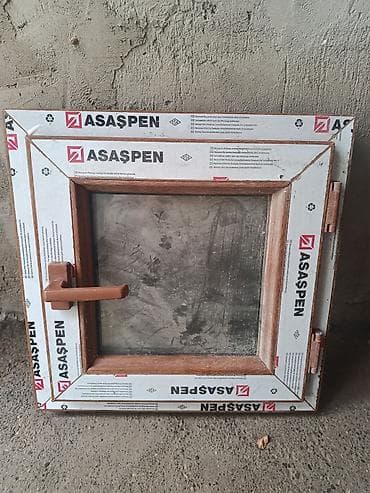 Yeni Təkqat şüşə paketi Plastik pəncərə, Еni: 50 sm, Uzunluğu: 50 sm — 2