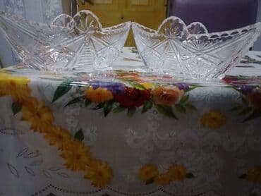 ev eşyalari: Kolleksiya şüşə qablar dəsti - Klassik kəsimli uzun qədəhlər – 6 — 8