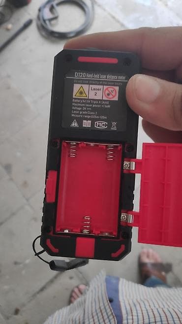 Məsafə ölçənlər, ruletkalar: Yeni Lazer məsafə ölçən, Hesablama funksiyalı, Ünvandan götürmə, Ödənişli çatdırılma, Rayonlara çatdırılma — 3