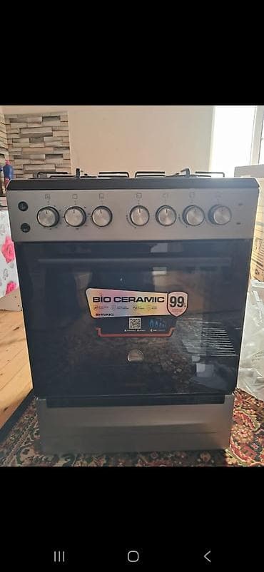 Qaz sobası Ayrıca dayanan, 4 gözlü