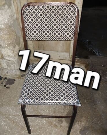 metbex ucun stol stullar: Metal, Azərbaycan, Parça, Pulsuz quraşdırılma, Zəmanətli, Kredit yoxdur — 7