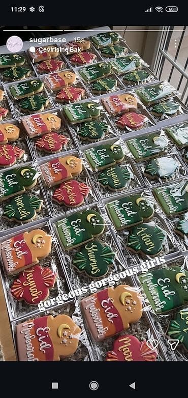 Ləpələr: Şəkərli bəzəkli zəncəfil/ləziz peçenye setləri – tematik və — 1