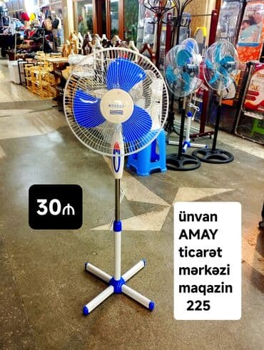 Boşqablar: Fərqli rənglərdə və ölçülərdə mövcud olan bu səyyar ventilyatorlar — 4