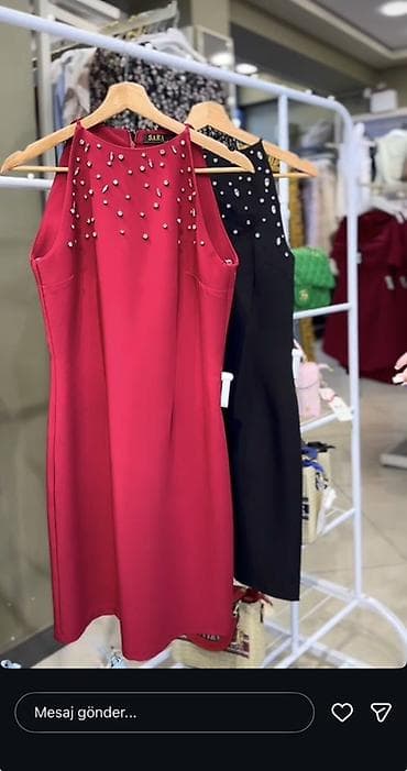 Şəxsi əşyalar: Qadın paltarı – Zara brendi - Model: mini uzunluqda, düz kəsim - Yaxa — 1