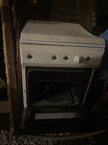 qaz plətəsi: Qaz sobası Ayrıca dayanan, 4 gözlü, İşlənmiş — 3