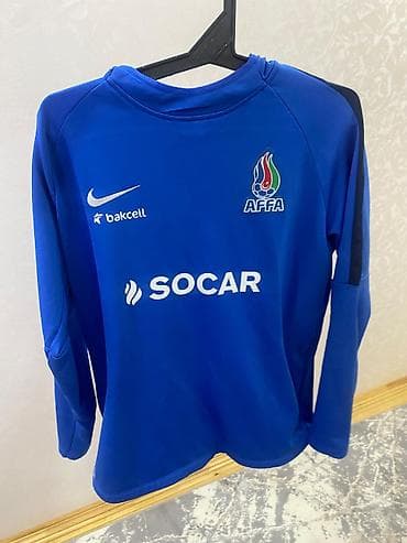 AFFA məşq üstü – kapüşonlu, uzunqol - Rəng: kral mavisi, çiyinlərdə