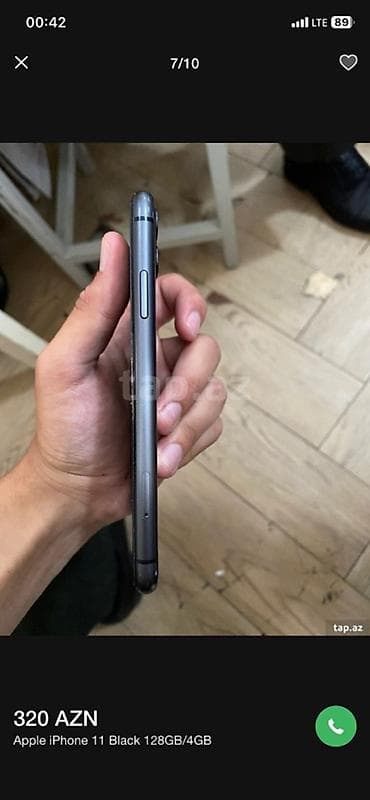 IPhone 11, 128 GB, Qara, Face ID — 4