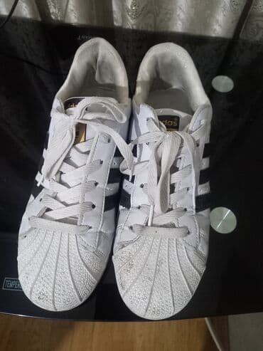 Кроссовки и спортивная обувь: Məhsul: Adidas Superstar kişi/kadın idman ayaqqabısı Rəng: Ağ – qara — 2