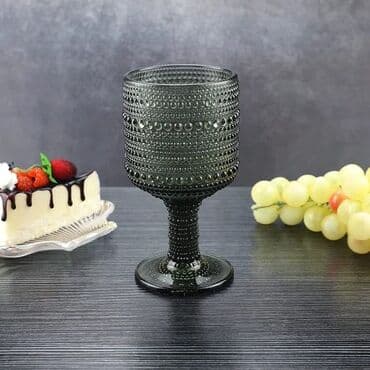 qədimi qab: Qədəhlər, Şüşə, 6 ədədli dəst — 15