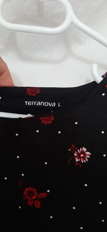 детские платья с длинным рукавом: Повседневное платье, Мини, Terranova, L — 3