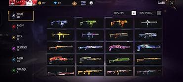 dim listening 1: Free Fire hesabı – yüksək səviyyəli, zəngin kolleksiya Profil: - Dil — 6