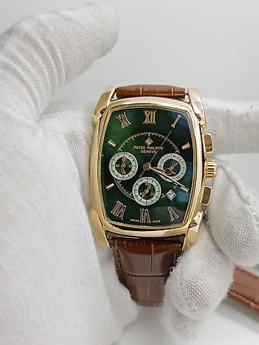 toqqa: Patek Philippe Geneve kişi saatı – klassik tonno (yastıq formalı) — 2
