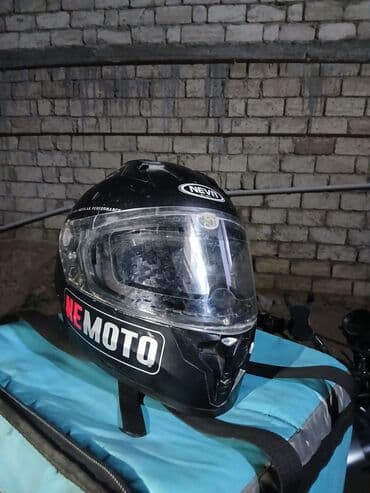 купить шлем для мотоцикла бу: NEVİ brendli motocikl dəbilqəsi – tam üzlü (full-face) model — 4