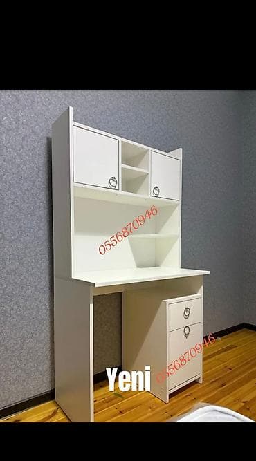 oxu masası: Oğlan və qız üçün, Yeni, Siyirməli, Yazı masası, Stulsuz — 5