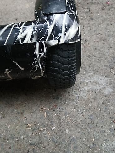İdman və istirahət: Elektrikli balans skuteri (hoverboard) - Korpus: qara mərmər naxışlı — 2