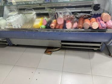 market vitrinləri işlənmiş: Soyuducu vitrin – ət və süd məhsulları üçün - Tip: Üfüqi, sərgiləmə — 3