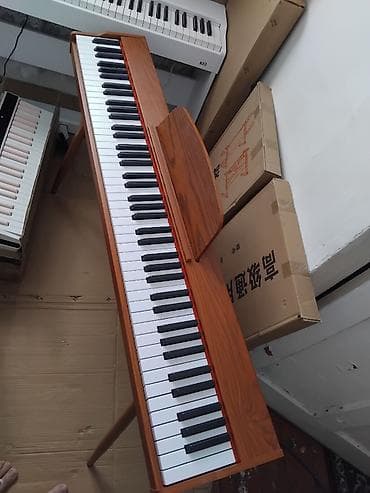Digər: Elektro Pianino Qəhvəyi rəngli 88 klaviş tam oktava Pianino səslidir 4 — 3