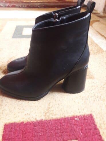 qiz ucun botlar: Ölçü: 36, rəng - Qara, Yeni — 1