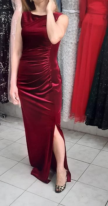 Женская одежда: Qadın axşam və ziyafət geyimləri kolleksiyası - Leopard naxışlı uzun — 6