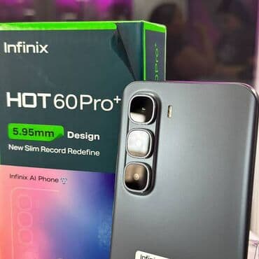 Blackberry: Infinix Hot 60 Pro+, 256 GB, rəng - Boz, Sensor, Face ID — 1