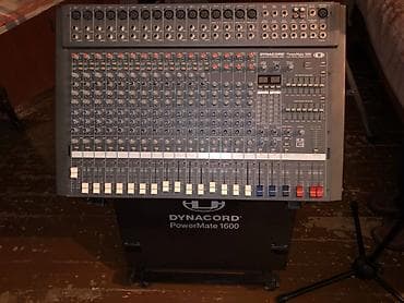 nerd taxta oyunu: Dynacord PowerMate 1600 səhnə/konsert səs sistemi komplekti - Mikser — 8