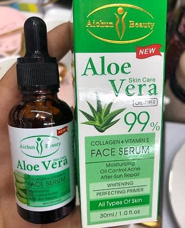 ballı bitkisel macun: Tebii aloe vera serumu. Derini nemlendirir, agardir, sizanaqlarin — 1