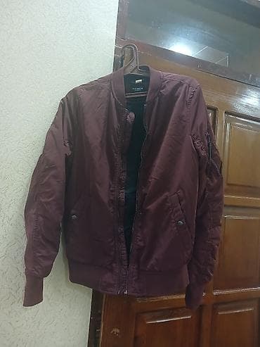 Kişi geyim dəsti – 3 fərqli üst geyim və 3 şalvar 1) Bordo bomber