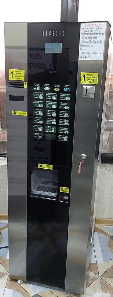 Restoran, kafe avadanlığı: Kofe və isti içkilər üçün avtomat – BLUETEC/Jofemar “Elit Coffee” — 3