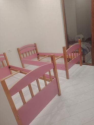 taxti: Oğlan və qız üçün, İşlənmiş, Çarpayı, Bazasız, Matrassız, Siyirməsiz — 6