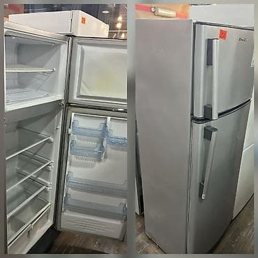 termi: İki qapılı soyuducu (üst kamera dondurucu) - Rəng: gümüşü/metalik - — 1