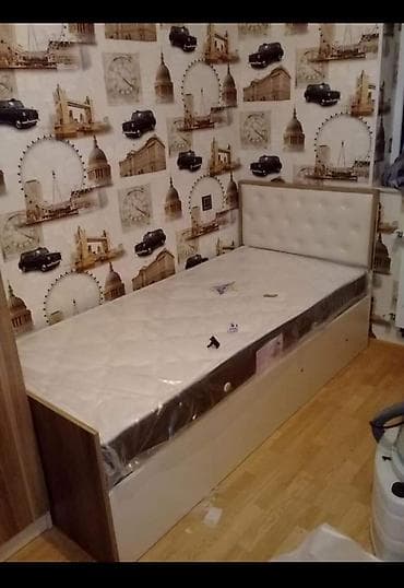 uşaq yataği: Oğlan və qız üçün, 2 təknəfərlik çarpayı, Yazı masası — 3