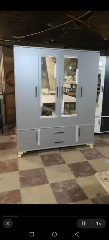 usaq otagi ucun dolab: Yeni, Açılan, 4 qapılı Düz dolab, Qarderob, paltar dolabı — 1