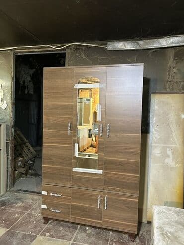 Təmir və tikinti: Açılan, 3 qapılı Düz dolab, Qarderob, paltar dolabı — 4