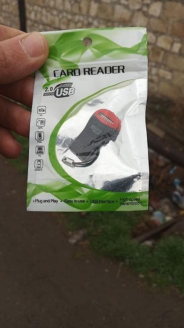 USB 2.0 MicroSD Kart Oxuyucu - USB 2.0 Hi‑Speed sertifikatlı, yüksək