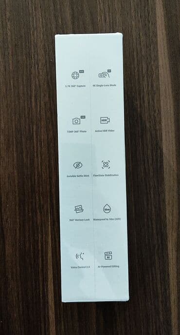 Видеокамеры: Insta360 X3 Komplektasiya: • Insta360 X3 360° action kamera • 1 ədəd — 4