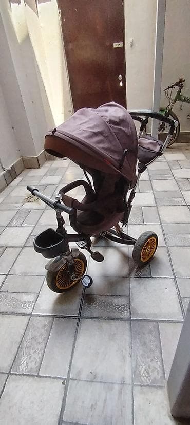 velosiped cube touring pro: Uşaq üçtəkərli velosipedi – valideyn tutacağı ilə - Rəng — 3