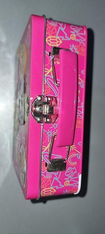 barbili tort sekilleri: Disney Princess metal qutu – uşaq üçün mini çamadan tipli — 4