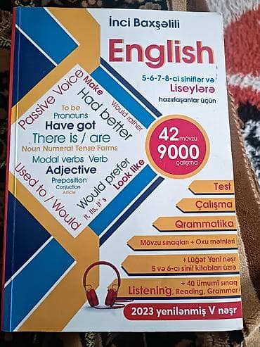 inglis dili: Məhsul: “English” dərs vəsaiti – İnci Baxşəlili Təyinat: 5-6-7-8-ci — 1