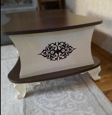 rezolyut masasi: Düz masa, Açılmayan, Təkərsiz, MDF, Zəmanətsiz — 1