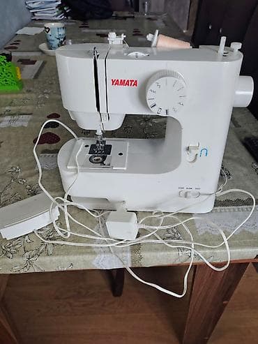 paltar tiken maşin: Tikiş maşını Yamata, İşlənmiş,Elektromexaniki, 1 saplı, Ünvandan götürmə — 1