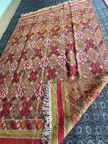 islenmis velosiped satilir: Qedimi Sumax böyük ölçü 3.60 uzunluğ 2.50 eni təmiz yun və əl işi — 1