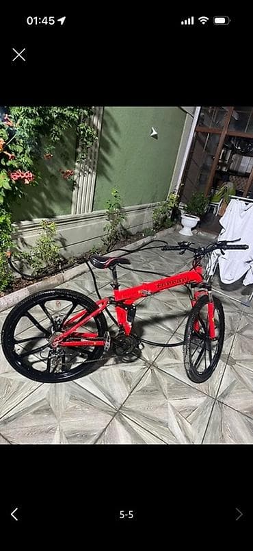 Qatlanan “Ferrari” üslublu dağ velosipedi - Qatlanan alüminium gövdə — 5