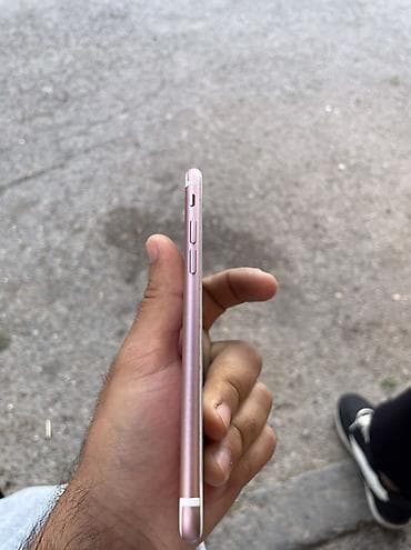 IPhone 7, 128 GB, Rose Gold, Barmaq izi — 9