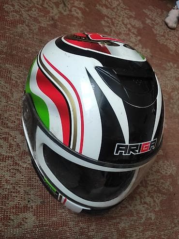 qazel matoru: Ariga kask satilir.temiz italyan malidi.vizorunda ciziglar var.arxa — 6