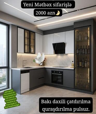 i̇kinci el metbex mebeli: Mətbəx mebeli yeni dəst — 1