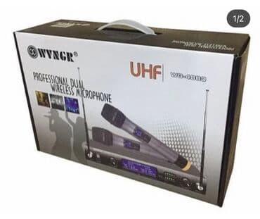 bluetooth mikrafon: Proffesional dual wireless mikrafon. İş saatı:09:00-19:00 dək — 1