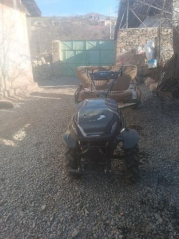 Motoblok və qoşqu arabası dəsti - Güclü benzin mühərrikli motoblok