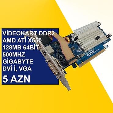 video kart qiymetleri: Videokartlar ⭐Videokart AMD GV-RX30HM 128MB 64bit 400Mhz Gigabyte DVİ — 5