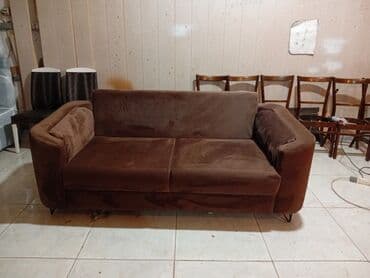 ofis ucun divan: Divan, Yeni, Açılmayan, Bazasız, Vеlur parça — 1