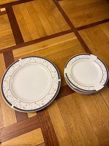 Обеденный набор, цвет - Белый, Керамика